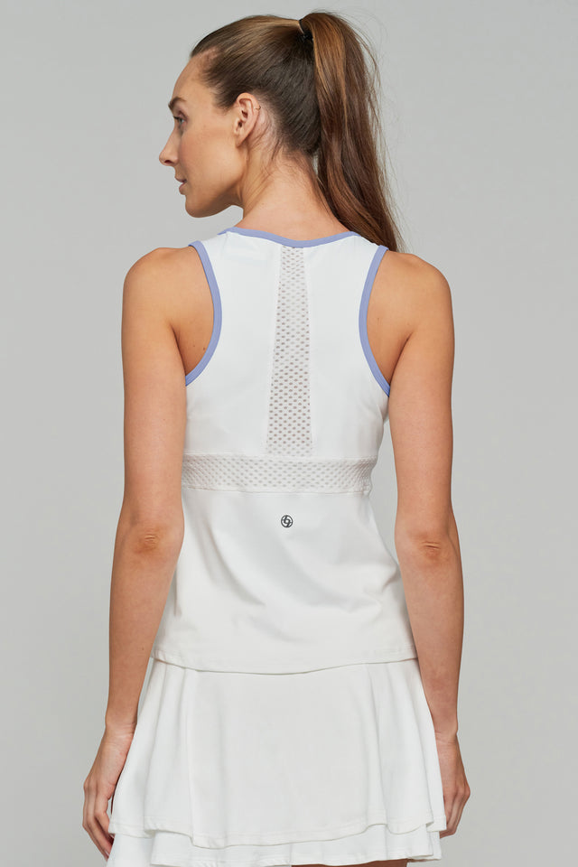Spice Tank White/Iris
