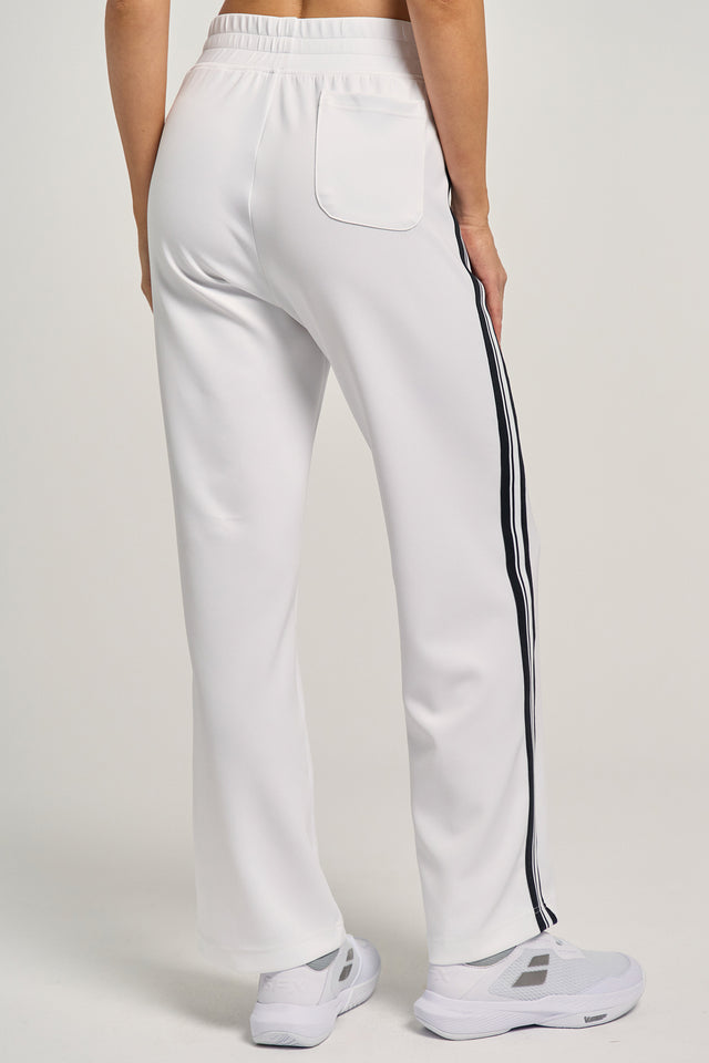 Track Pant White/Black