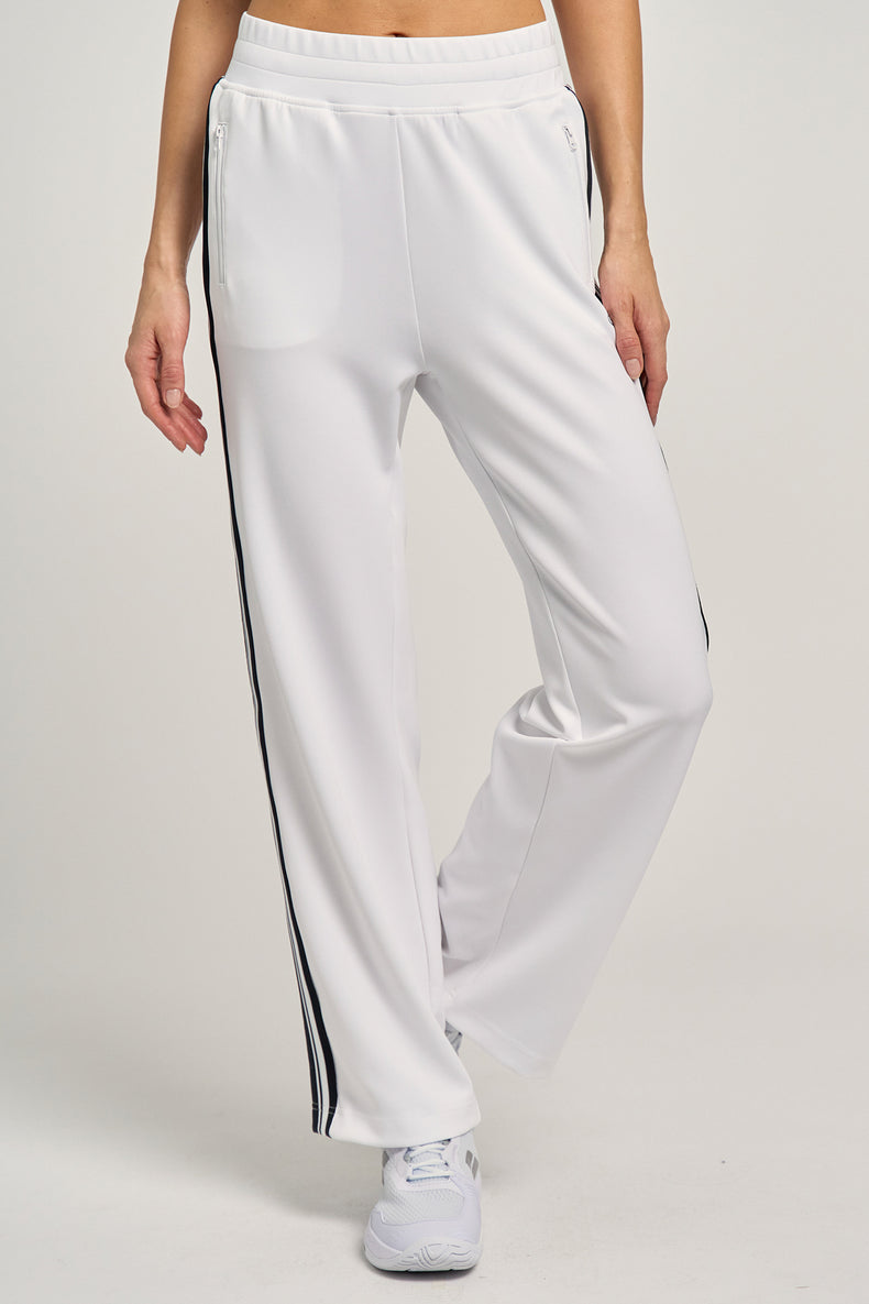 Track Pant White/Black