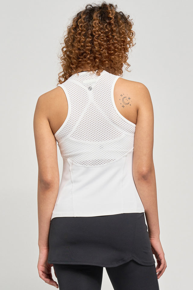 Victory Tank - White/Black
