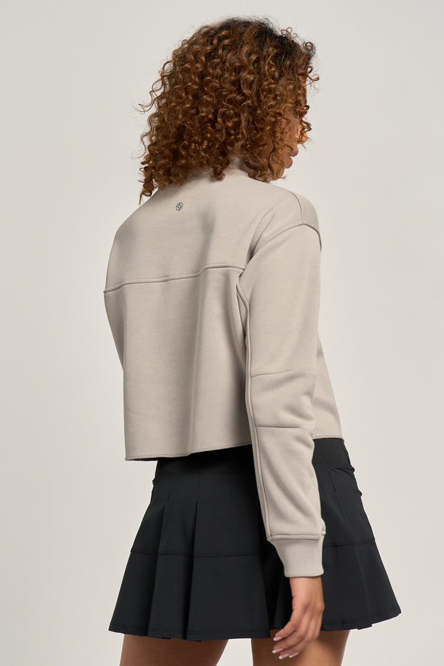 Zip It Up Pullover Clay