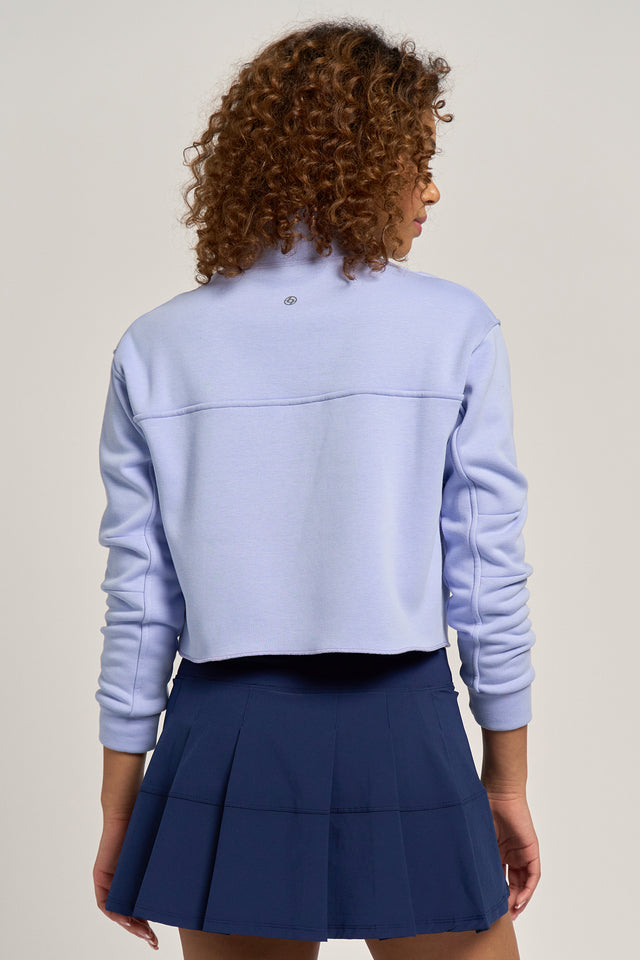Zip It Up Pullover Periwinkle