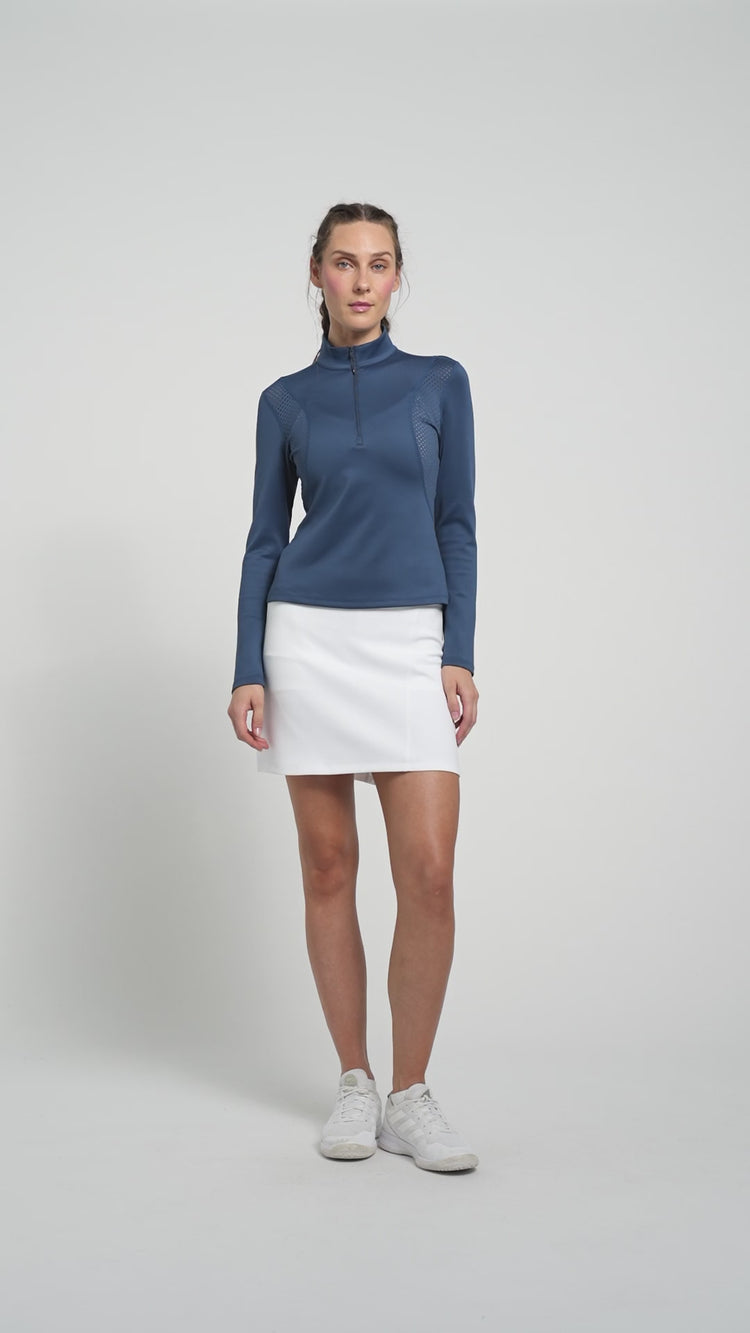 Classic Skort 16" White
