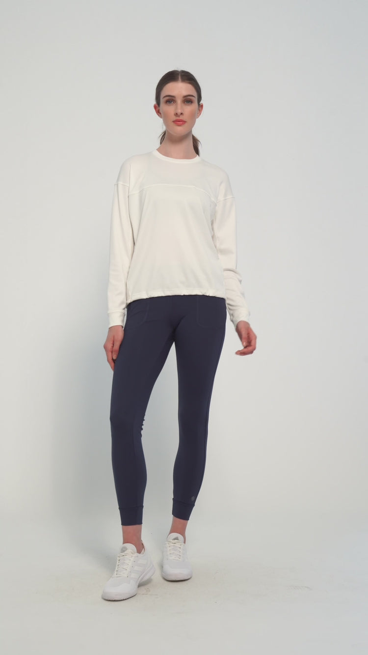 Post Game Pullover - White